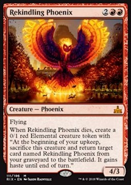Rekindling Phoenix⁣ - Rivals of Ixalan⁣ (Mythic)⁣ [111]