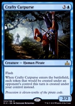 Crafty Cutpurse⁣ - Rivals of Ixalan⁣ (Rare)⁣ [33]