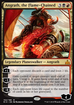 Angrath, the Flame-Chained⁣ - Rivals of Ixalan⁣ (Mythic)⁣ [152]