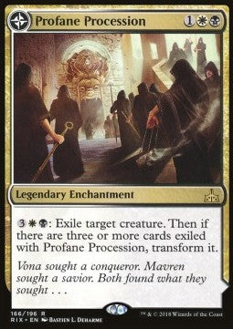 Profane Procession // Tomb of the Dusk Rose⁣ - Rivals of Ixalan⁣ (Rare)⁣ [166]