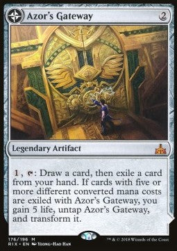 Azor's Gateway // Sanctum of the Sun⁣ - Rivals of Ixalan⁣ (Mythic)⁣ [176]