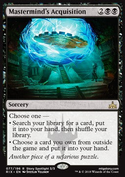 Mastermind's Acquisition⁣ - Rivals of Ixalan⁣ (Rare)⁣ [77]