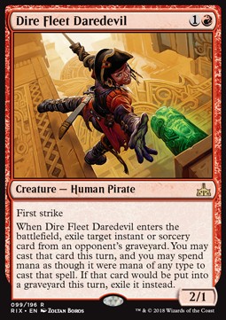 Dire Fleet Daredevil⁣ - Rivals of Ixalan⁣ (Rare)⁣ [99]