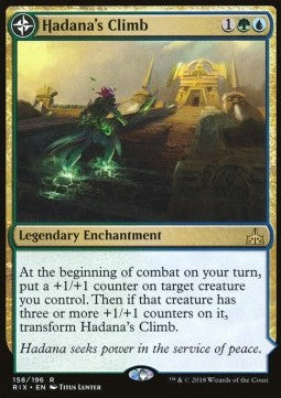 Hadana's Climb // Winged Temple of Orazca⁣ - Rivals of Ixalan⁣ (Rare)⁣ [158]