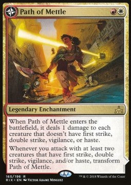 Path of Mettle // Metzali, Tower of Triumph⁣ - Rivals of Ixalan⁣ (Rare)⁣ [165]