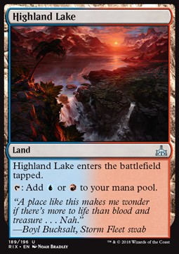 Highland Lake⁣ - Rivals of Ixalan⁣ (Uncommon)⁣ [189]