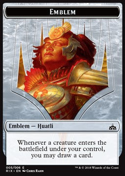 Huatli, Radiant Champion Emblem⁣ - Rivals of Ixalan⁣ (Token)⁣ [T05]