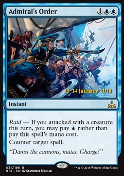 Admiral's Order⁣ - Rivals of Ixalan: Promos⁣ (Rare)⁣ [31]