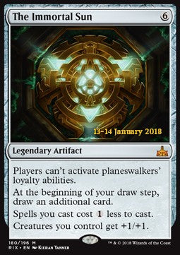The Immortal Sun⁣ - Rivals of Ixalan: Promos⁣ (Mythic)⁣ [180]