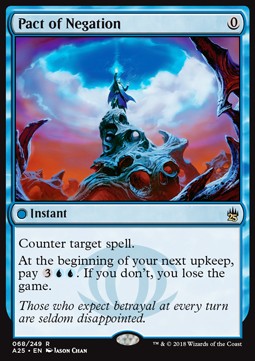 Pact of Negation⁣ - Masters 25⁣ (Rare)⁣ [68]