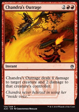 Chandra's Outrage⁣ - Masters 25⁣ (Common)⁣ [124]