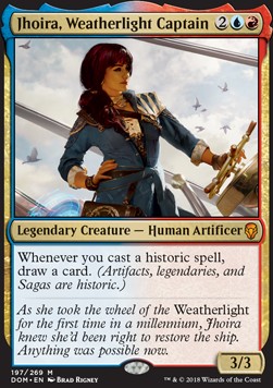 Jhoira, Weatherlight Captain⁣ - Dominaria⁣ (Mythic)⁣ [197]