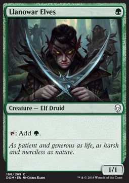 Llanowar Elves⁣ - Dominaria⁣ (Common)⁣ [168]