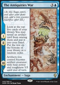 The Antiquities War⁣ - Dominaria⁣ (Rare)⁣ [42]