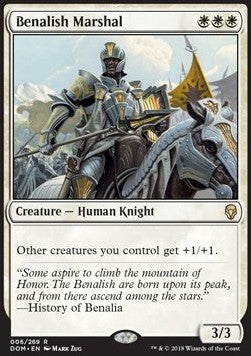 Benalish Marshal - Dominaria (Rare) [DOM-6]