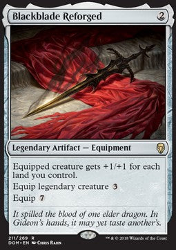 Blackblade Reforged⁣ - Dominaria⁣ (Rare)⁣ [211]