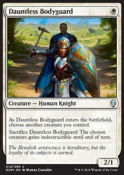 Dauntless Bodyguard⁣ - Dominaria⁣ (Uncommon)⁣ [14]