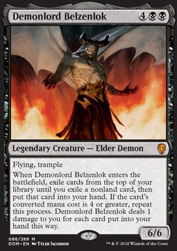 Demonlord Belzenlok⁣ - Dominaria⁣ (Mythic)⁣ [86]