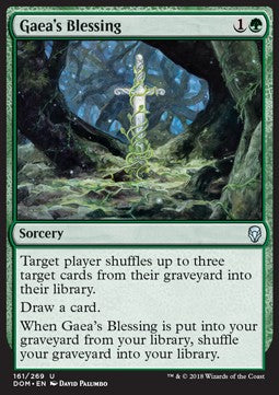 Gaea's Blessing⁣ - Dominaria⁣ (Uncommon)⁣ [161]