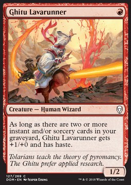 Ghitu Lavarunner⁣ - Dominaria⁣ (Common)⁣ [127]