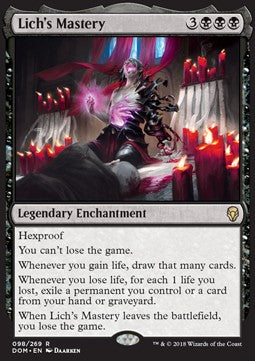 Lich's Mastery⁣ - Dominaria⁣ (Rare)⁣ [98]
