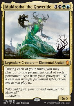 Muldrotha, the Gravetide⁣ - Dominaria⁣ (Mythic)⁣ [199]