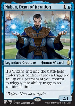 Naban, Dean of Iteration⁣ - Dominaria⁣ (Rare)⁣ [58]