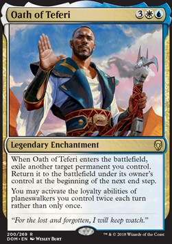 Oath of Teferi⁣ - Dominaria⁣ (Rare)⁣ [200]