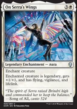On Serra's Wings - Dominaria (Uncommon) [DOM-28]