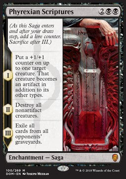 Phyrexian Scriptures⁣ - Dominaria⁣ (Mythic)⁣ [100]