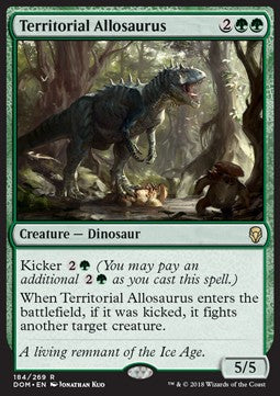 Territorial Allosaurus⁣ - Dominaria⁣ (Rare)⁣ [184]
