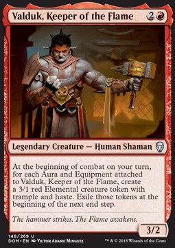 Valduk, Keeper of the Flame⁣ - Dominaria⁣ (Uncommon)⁣ [148]