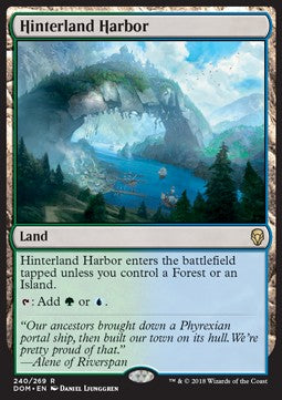 Hinterland Harbor⁣ - Dominaria⁣ (Rare)⁣ [240]