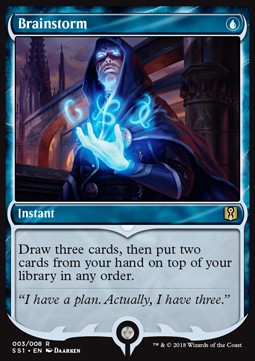 Brainstorm⁣ - Signature Spellbook: Jace⁣ (Rare)⁣ [3]