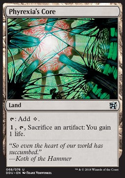 Phyrexia's Core⁣ - Duel Decks: Elves vs. Inventors⁣ (Uncommon)⁣ [68]