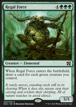 Regal Force⁣ - Duel Decks: Elves vs. Inventors⁣ (Rare)⁣ [22]