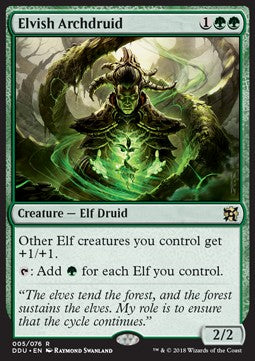 Elvish Archdruid⁣ - Duel Decks: Elves vs. Inventors⁣ (Rare)⁣ [5]