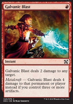 Galvanic Blast⁣ - Duel Decks: Elves vs. Inventors⁣ (Common)⁣ [45]
