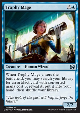 Trophy Mage⁣ - Duel Decks: Elves vs. Inventors⁣ (Uncommon)⁣ [42]