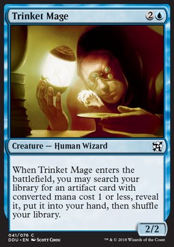 Trinket Mage⁣ - Duel Decks: Elves vs. Inventors⁣ (Common)⁣ [41]