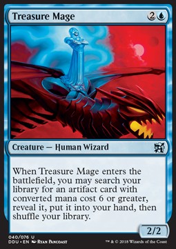 Treasure Mage⁣ - Duel Decks: Elves vs. Inventors⁣ (Uncommon)⁣ [40]