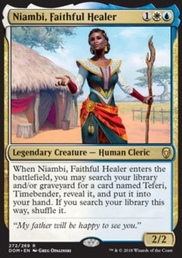 Niambi, Faithful Healer⁣ - Dominaria⁣ (Rare)⁣ [272]