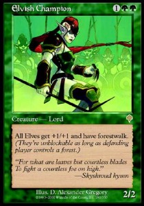 Elvish Champion⁣ - Invasion⁣ (Rare)⁣ [186]