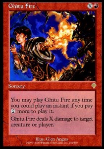 Ghitu Fire⁣ - Invasion⁣ (Rare)⁣ [144]