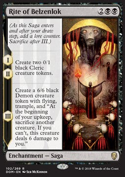 Rite of Belzenlok⁣ - Dominaria⁣ (Rare)⁣ [102]