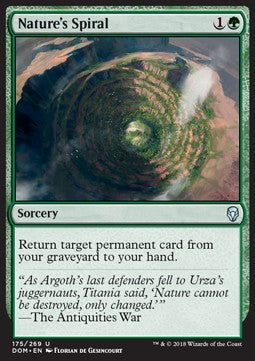 Nature's Spiral⁣ - Dominaria⁣ (Uncommon)⁣ [175]