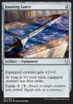 Jousting Lance⁣ - Dominaria⁣ (Common)⁣ [221]