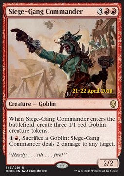 Siege-Gang Commander⁣ - Dominaria: Promos⁣ (Rare)⁣ [143]
