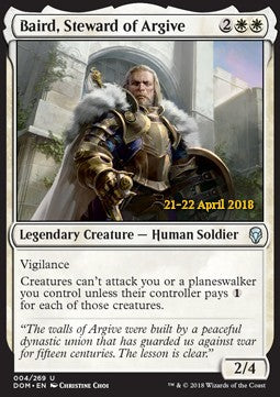 Baird, Steward of Argive⁣ - Dominaria: Promos⁣ (Uncommon)⁣ [4]