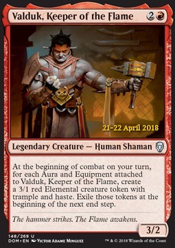 Valduk, Keeper of the Flame⁣ - Dominaria: Promos⁣ (Uncommon)⁣ [148]